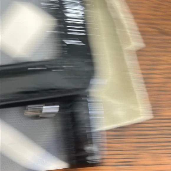 Burberry Black and Gray Plaid Card Holder - Picture 6 of 8